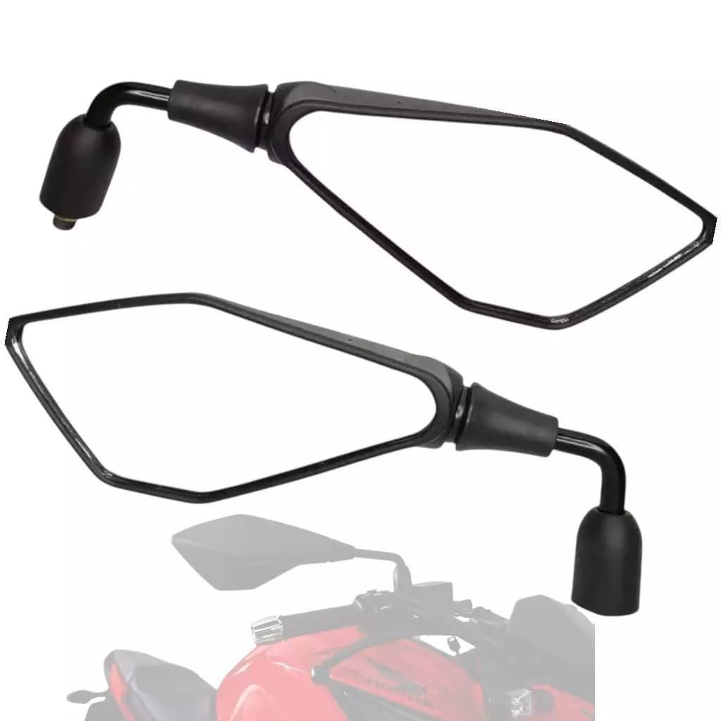 Retrovisor Z400 Haste Curta 90 Graus Rosca Honda