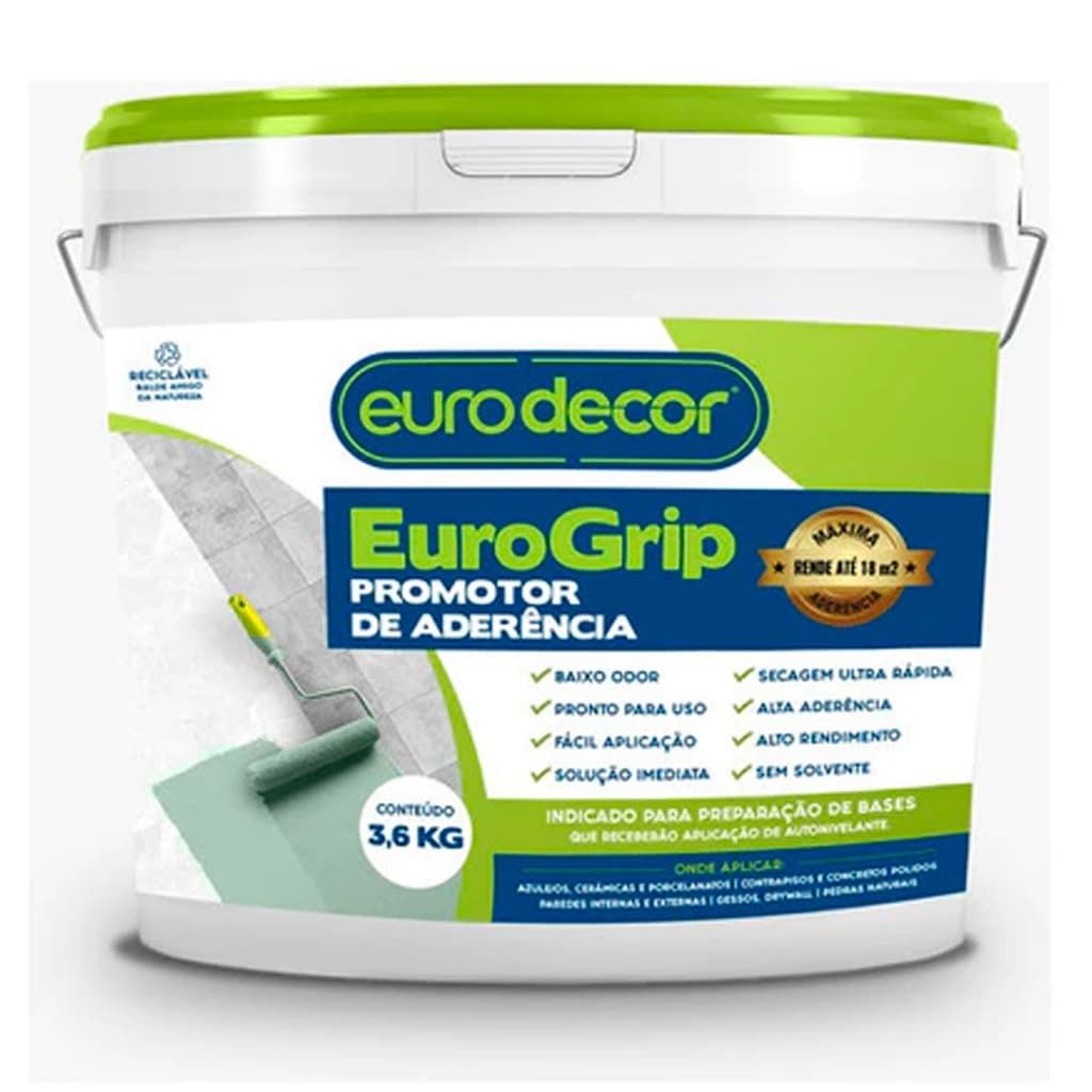 Tinta Primer Promotor De Aderência Premium Piso E Parede 3,6kg