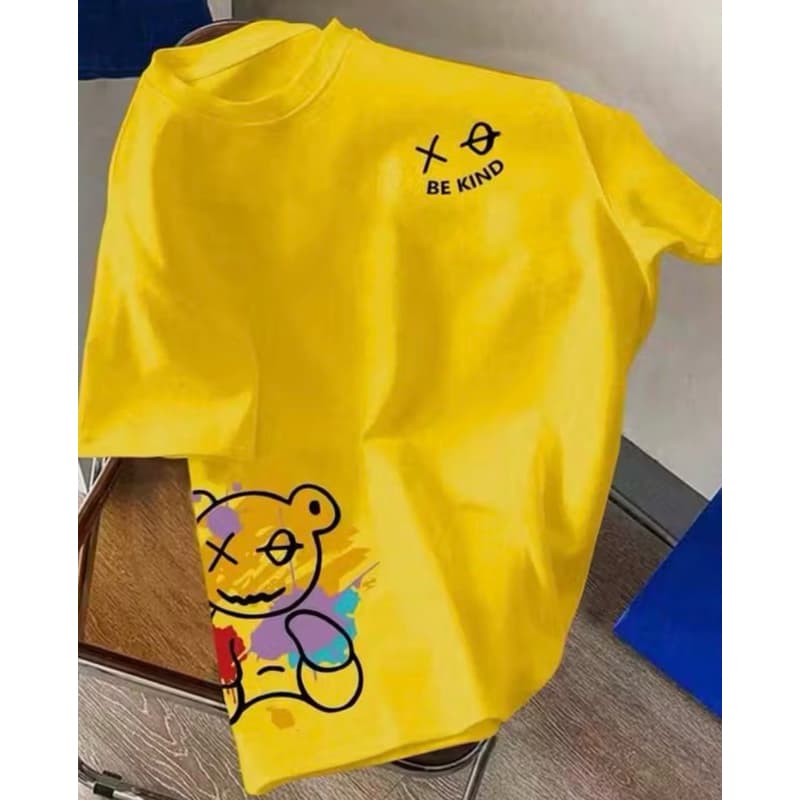 Camiseta Masculina Urso Be Kind 100% algodao