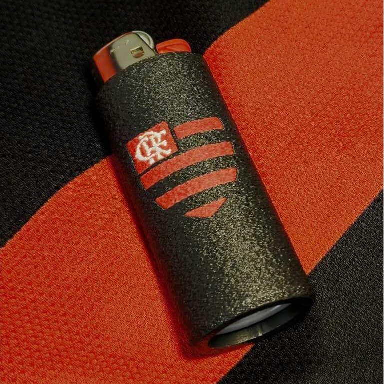 Case para Bic isqueiro chaveiro Decoração Flamengo Capinha Decorativa Colecionável Presente Criativo