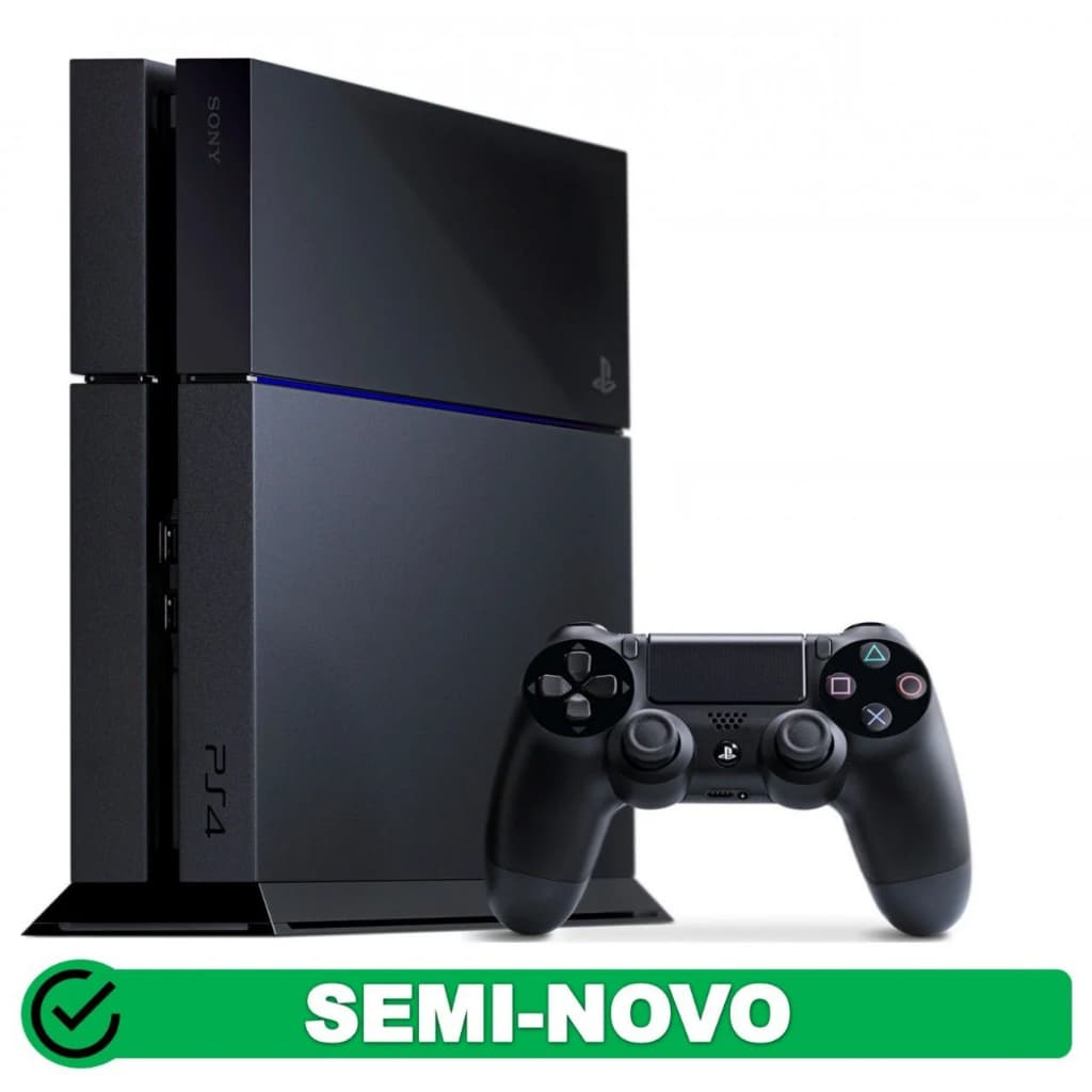 PS4 FAT 500GB Destravado Semi Novo - Envio Imediato