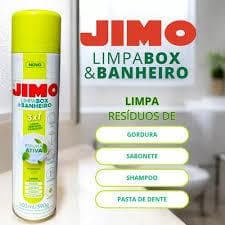 Spray Jimo 400ml que Limpa e Perfuma Box e Banheiro