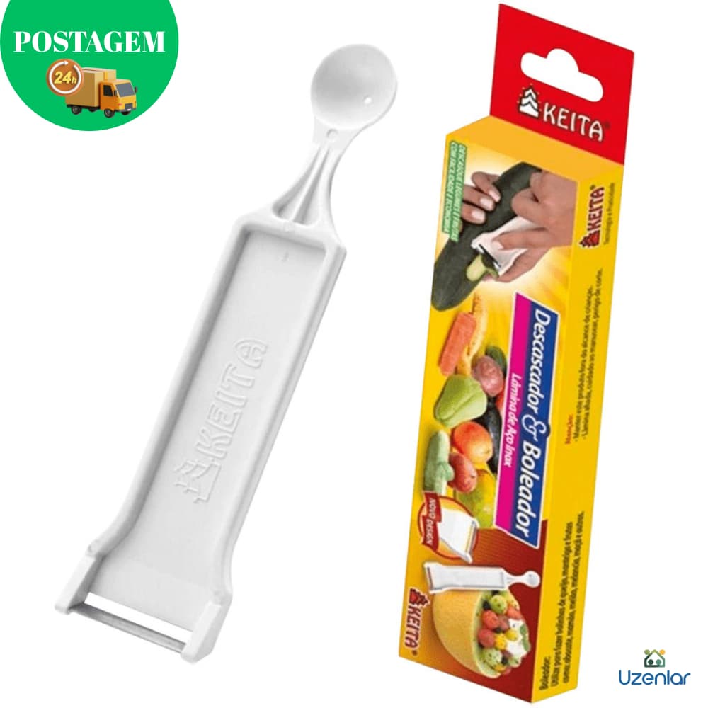 Descascador e Boleador de Legumes 2 em 1 Keita - NEW