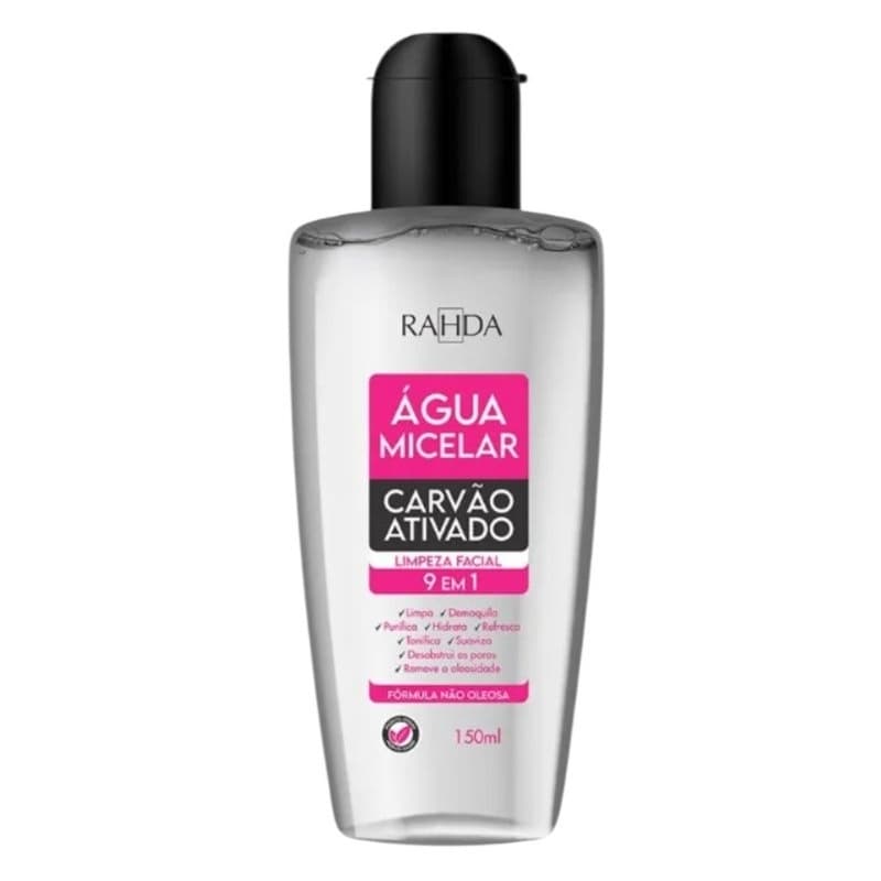 Água Micelar Com Carvão Ativado 9 em 1 - 150ml