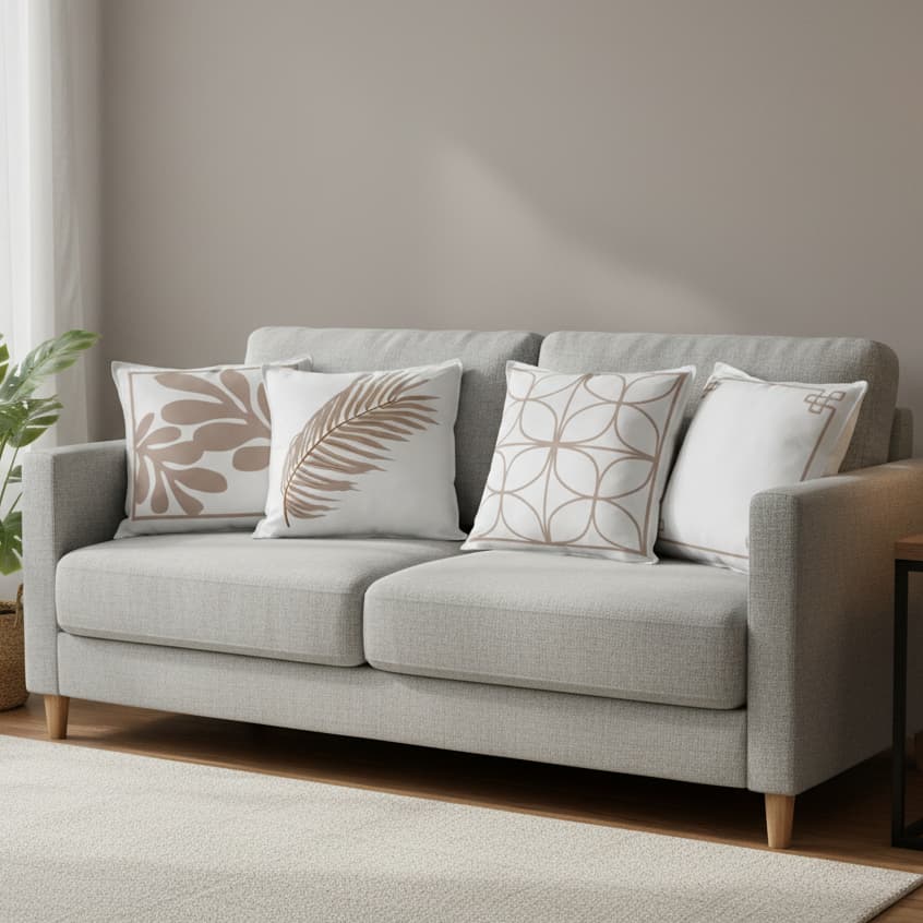 Capas de Almofadas 45x45cm 02 Unidades Decorativas em Veludo Terracota para Cama e Sofá