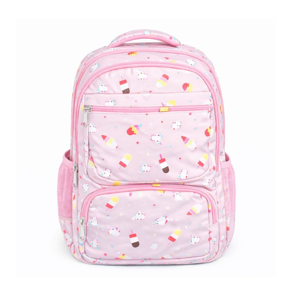 Mochila Escolar Infantil Grande Reforçada Feminina Com Bolsos Divisão Interna Alça Acolchoada meninas volta as aulas