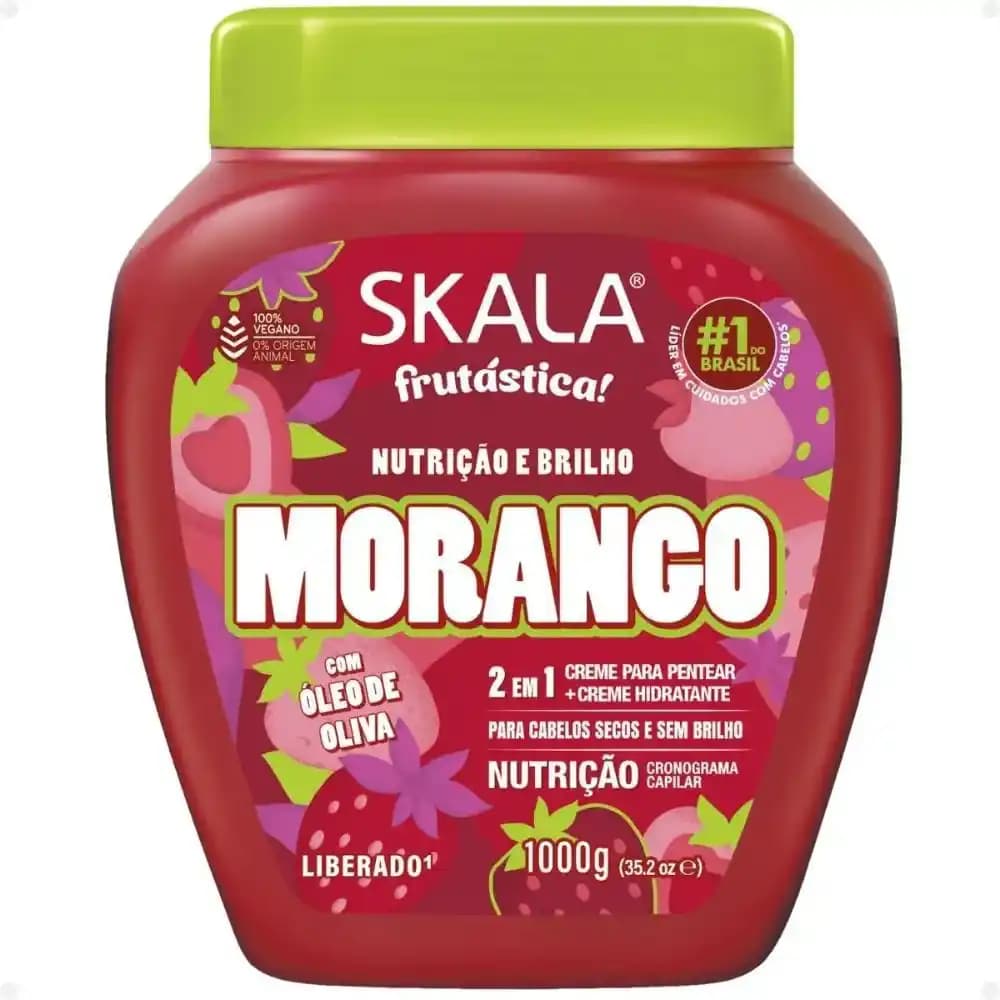 CREME SKALA MORANGO 1000g