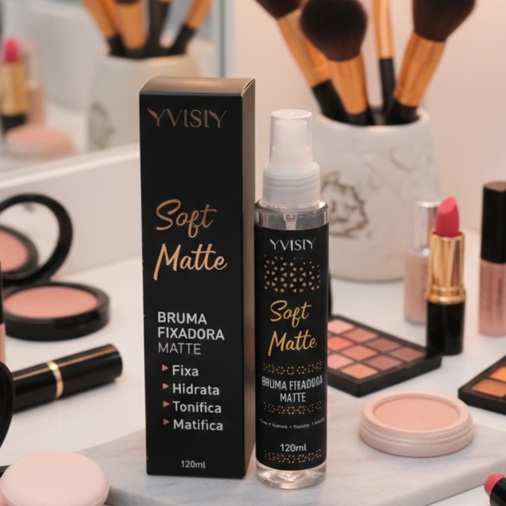 Bruma Fixadora Yvisly Soft Matte – Make Perfeita o Dia Todo