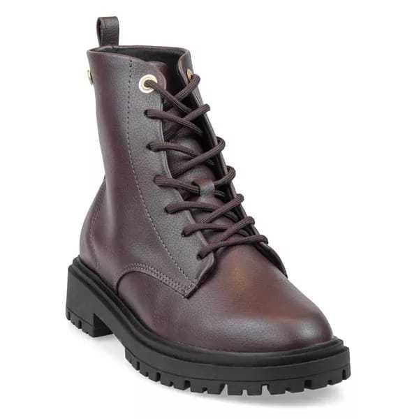 Bota Feminina Coturno Tratorada com Solado Antiderrapante vizzano