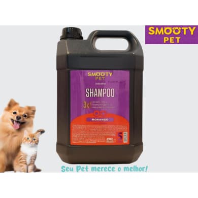 Shampoo Professional Smooty Pet – Cães e Gatos - 5 Litros -Fragrâncias