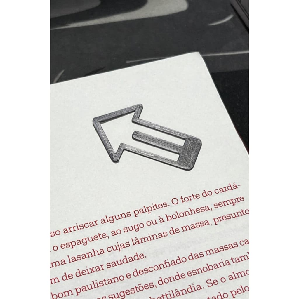Kit 5 Unidades Marcador de Página Seta  bookmarks + Brinde Surpresa