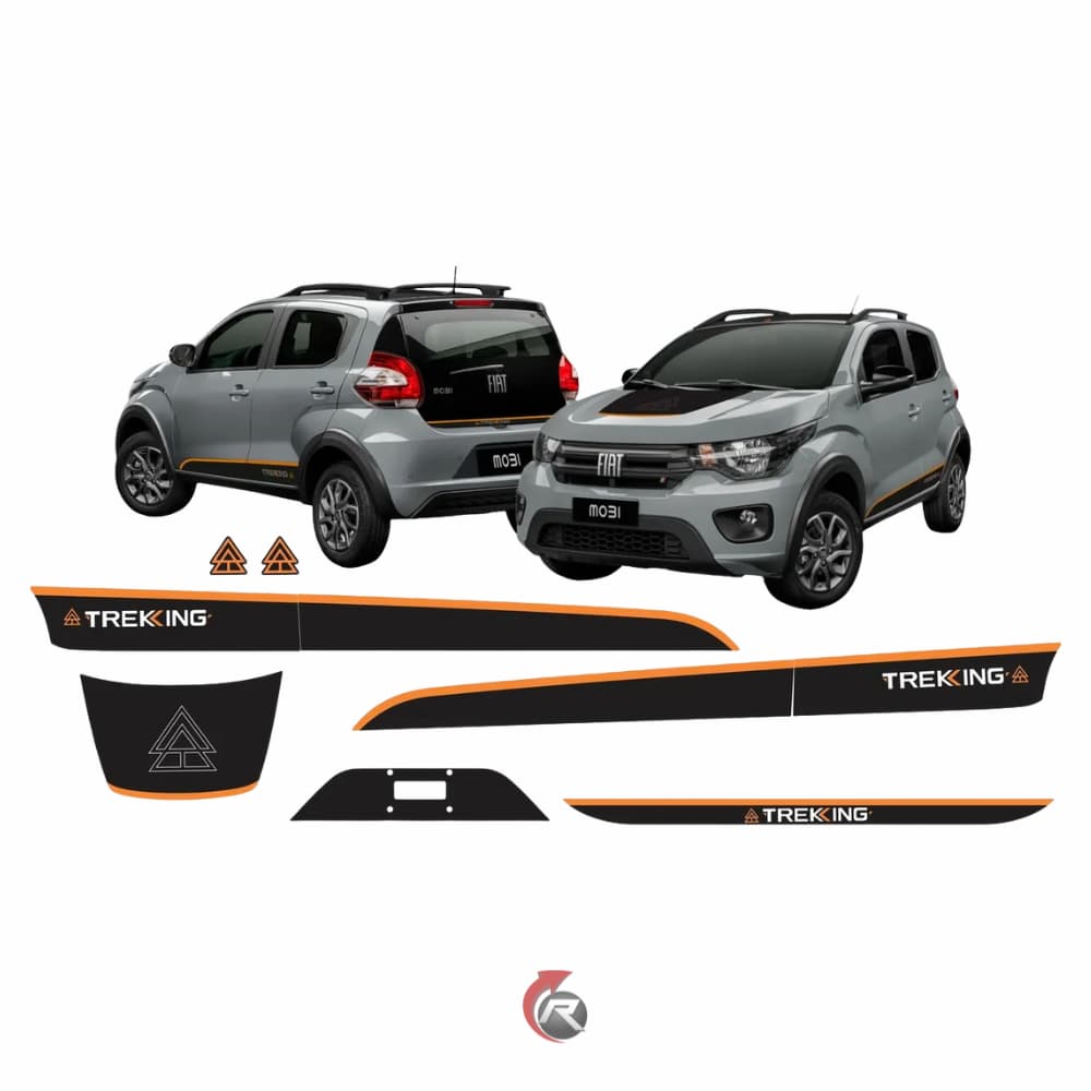 Adesivos Mobi Trekking 2023 Faixa Lateral Capô E Traseira