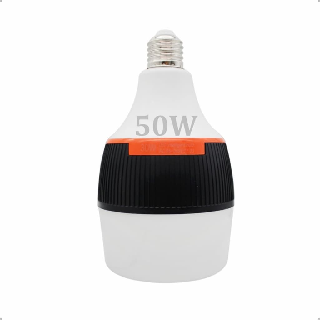 Lâmpada de Emergência LED 50W Recarregável｜Bivolt｜Luz Super Potente｜Uso Residencial
