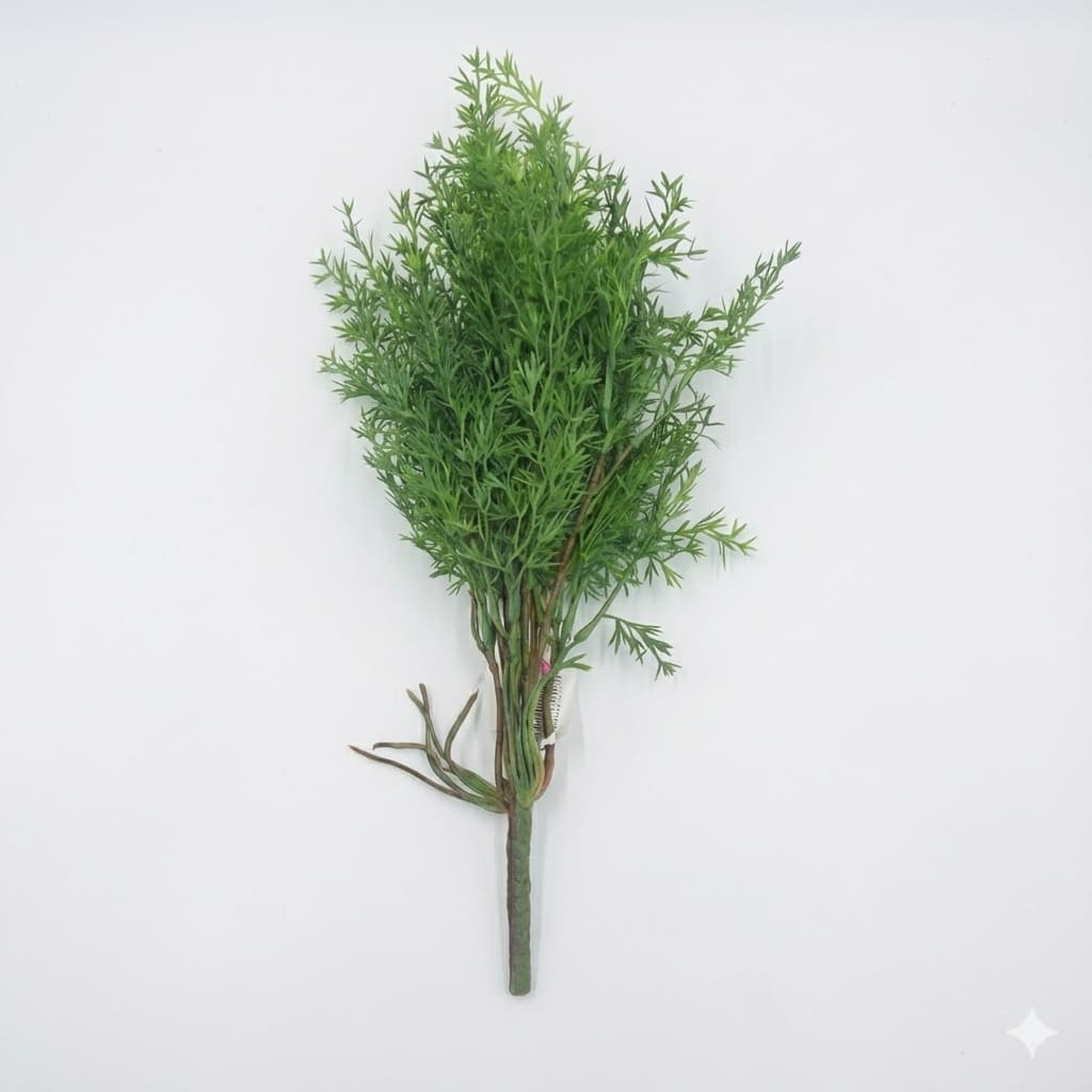 Galho Folhagem Artificial Verde 50cm para Arranjos e Decoração