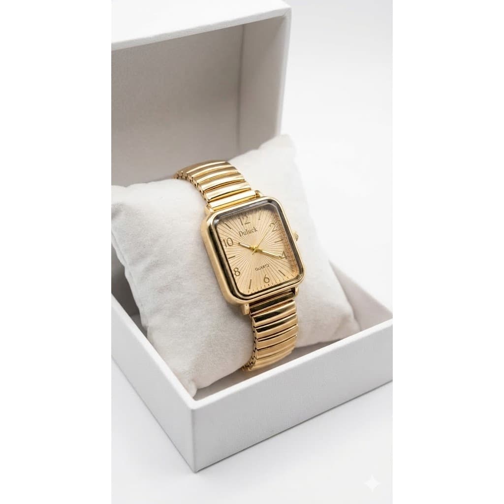 Relógio Feminino de pulso Quartz Pulseira Elástica analógico Pulseira em Aço Elestica 32432