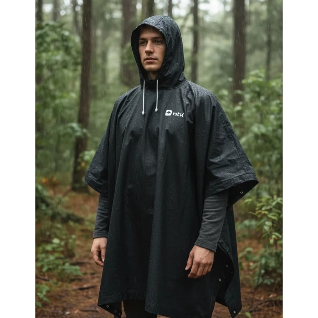 CAPA DE CHUVA PONCHO COMPACTO IMPERMEAVEL PARA IMPACTO RADICAL PRETO  E LEGENDARIOS TATICO CAMPING AVENTURA TREKKING