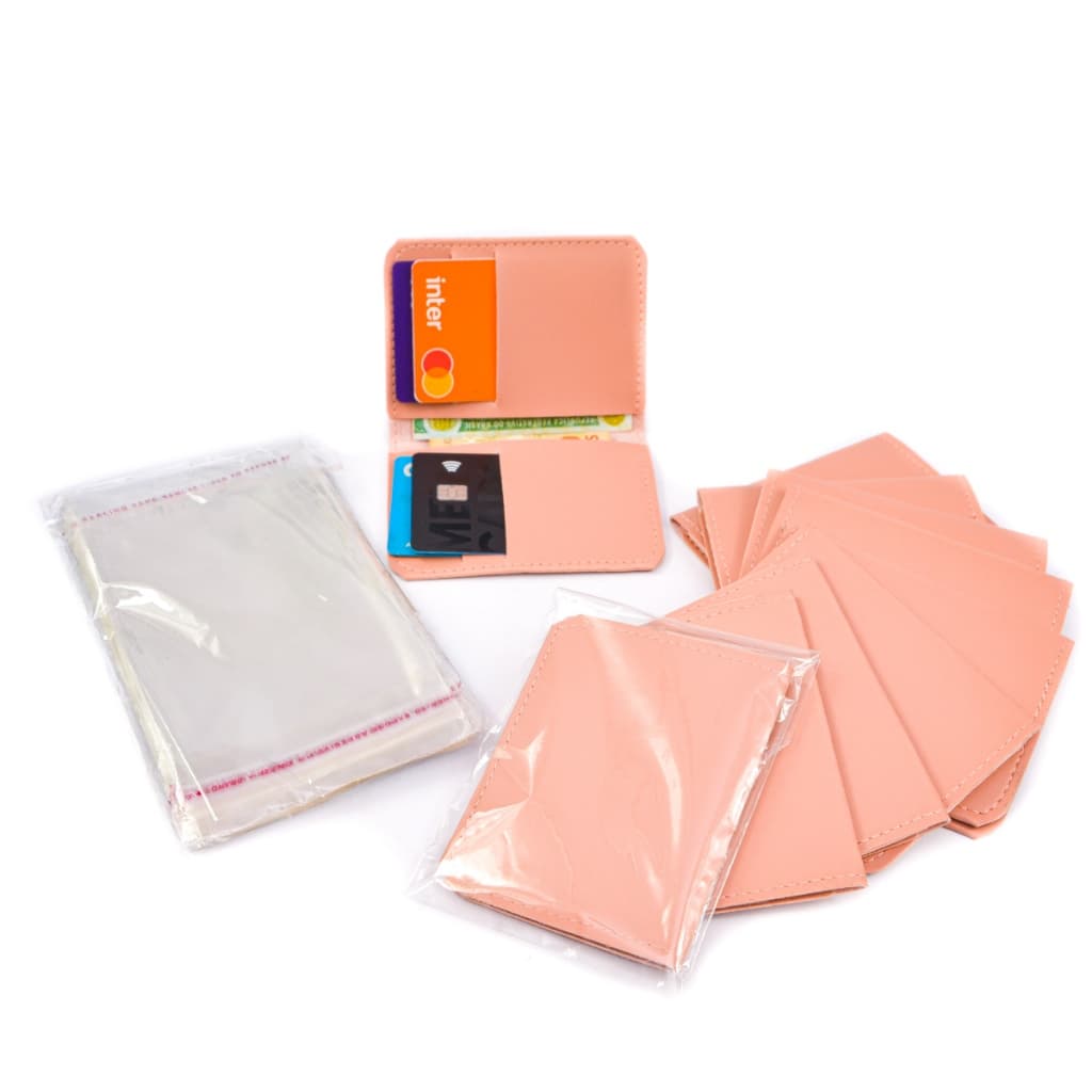 kit atacado 10 unidades porta cartão com embalagem para guardar após deixa-lo do seu jeito