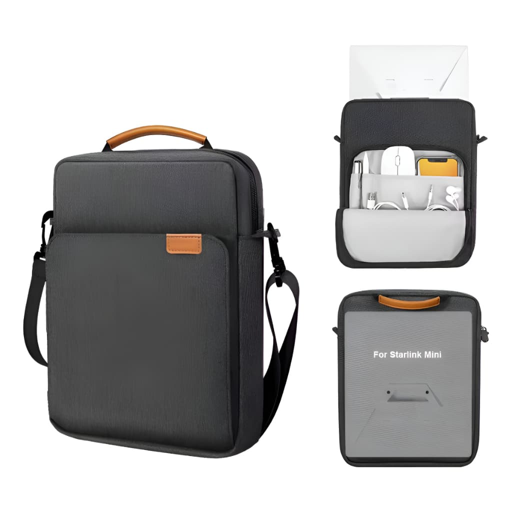 Bolsa De Armazenamento Manga Para Starlink Mini À Prova D'água Ombro De Choque E Acessório