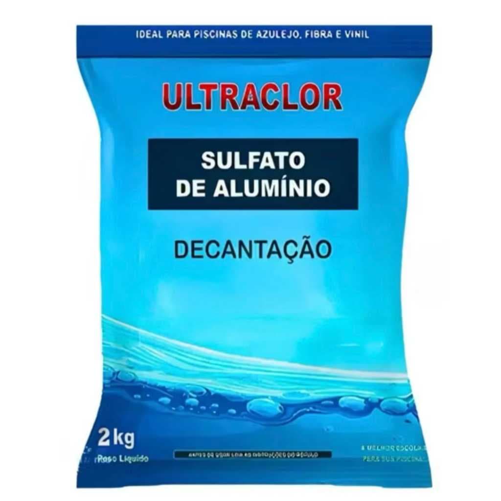 Sulfato De Alumínio Decantador E Clarificante Ultraclor 2kg Neutralizador De Residuo Alcalino