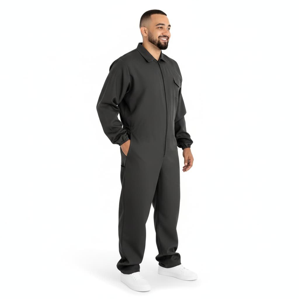 Macacão Profissional Manga Longa Oxford – Uniforme de Manutenção