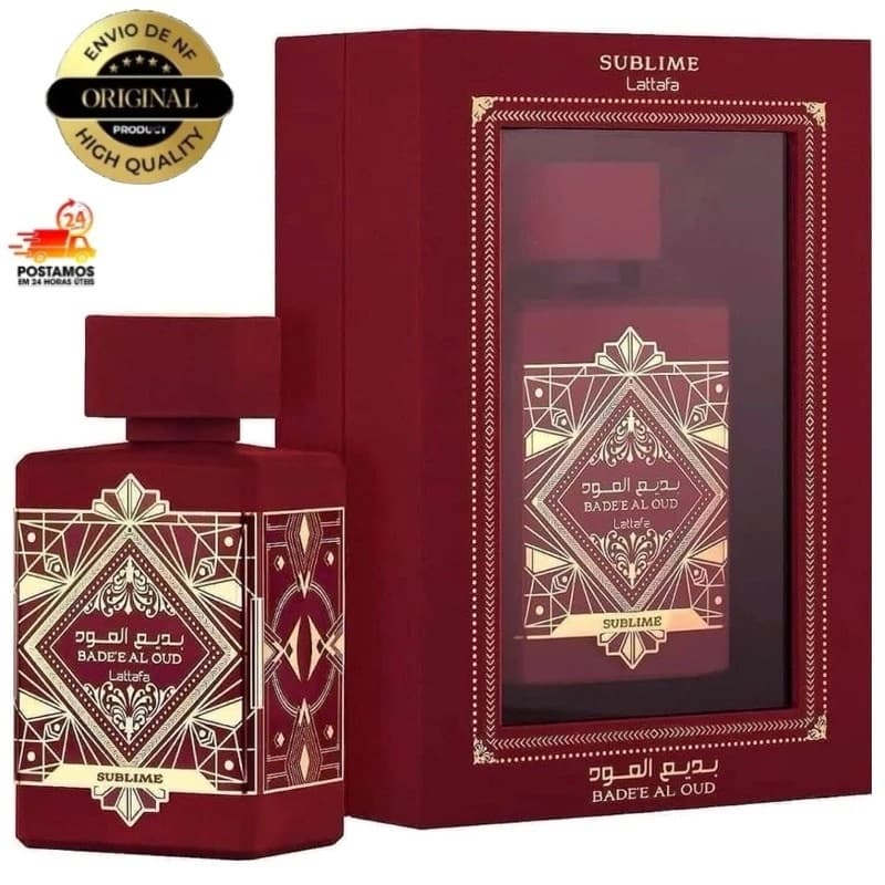 Perfume Lattafa Bade'e Al Oud Sublime Eau de Parfum Unissex EDP 100ml Original