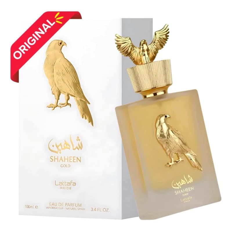 Perfume Árabe Pride Shaheen Gold Lattafa Unissex 100ml Eau De Parfum 100ML Original Com Selo