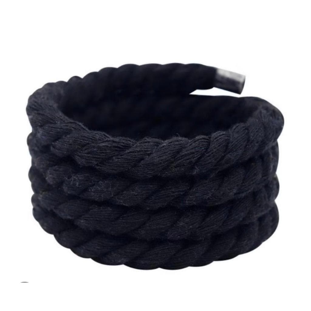 2 Pares De Cadarço Lançamento Trançado São Francisco Unissex 120 Cm ENVIO IMEDIATO Preto Ou Preto
