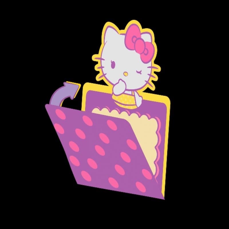 BLOCO ADESIVO ENVELOPE HELLO KITTY