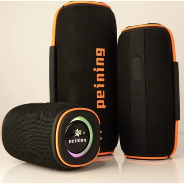 Caixa de som Bluetooth Peining Resistente Água com Alto Falante Duplo 60W 30W 10W  5W Luz RGB