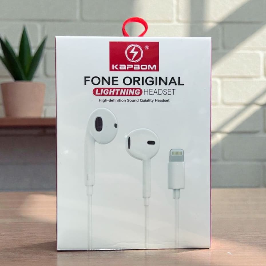 🧲 Fone de Ouvido com Fio & Microfone para iPhone KAPBOM🎧 - KA-700-5G