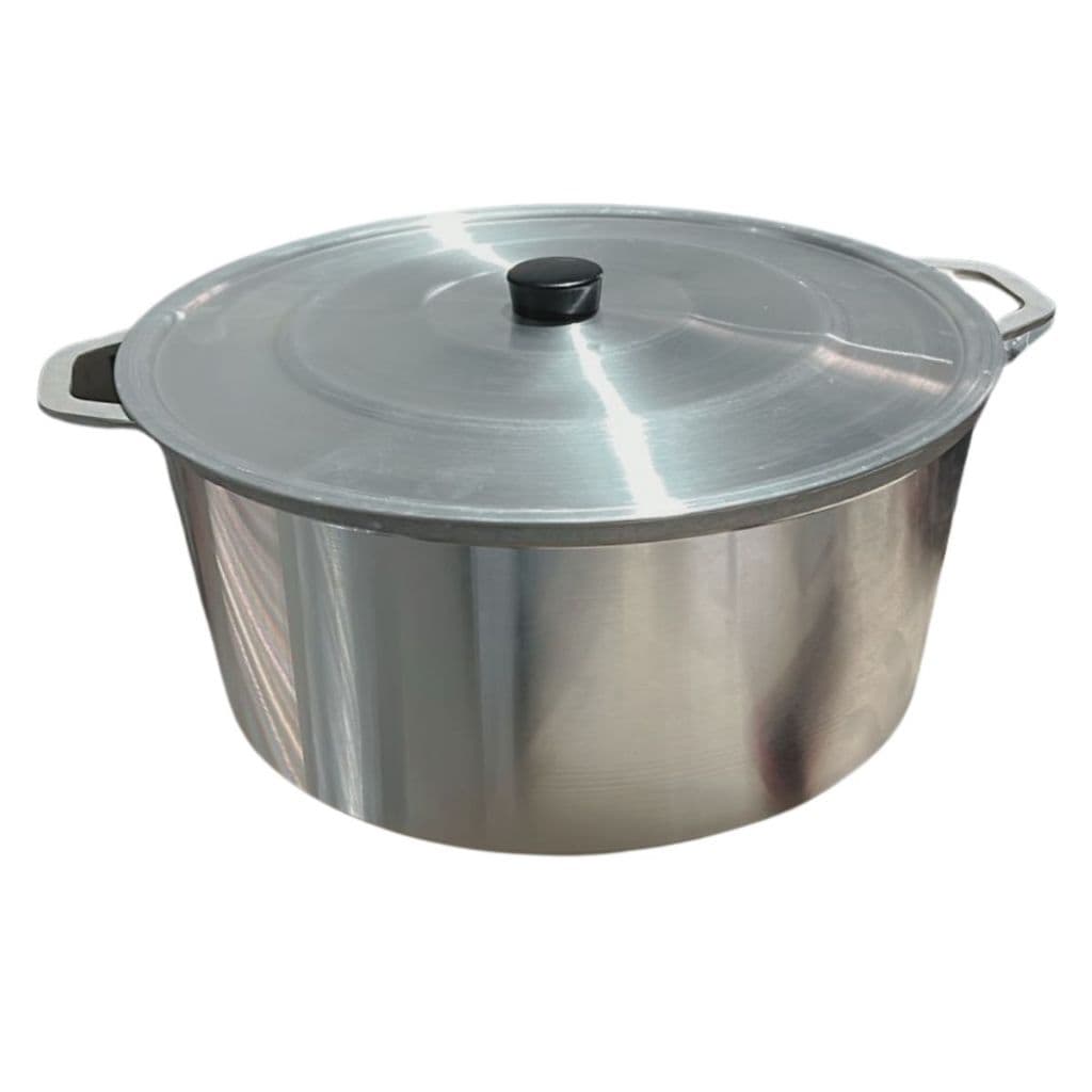 Panela Fundido Alumínio Batido Grosso 12 Litros 34 cm