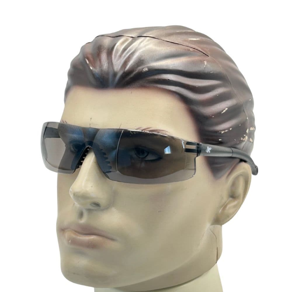Oculos De Protecao Pallas Cinza e Marrom Com C.a