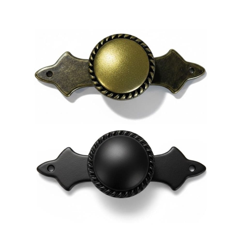 kit com 2 unidades de puxadores para decoração de moveis gavetas comodas puxador metal