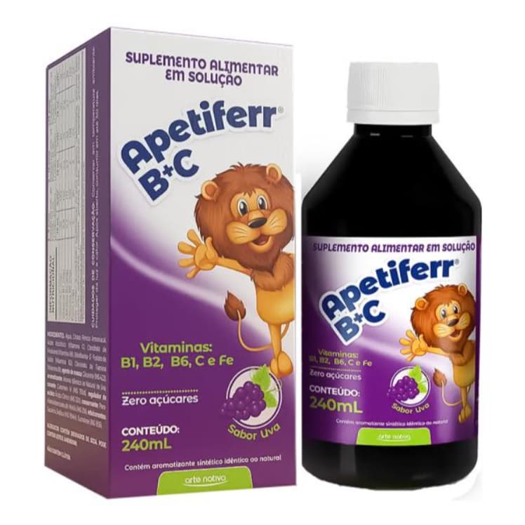 Apetiferr B+C Uva 240ml - Arte Nativa