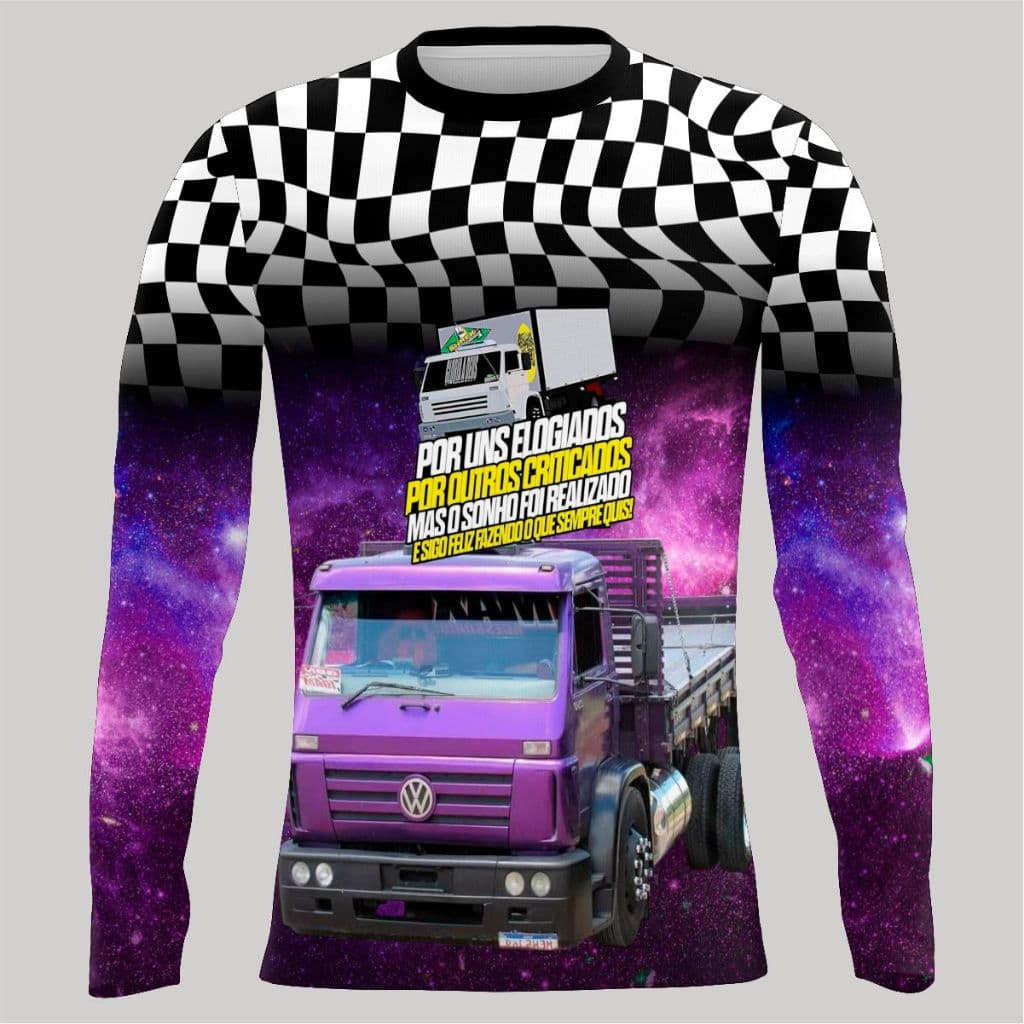 camisa camiseta caminhoneiro rota caminhão gmi chofer