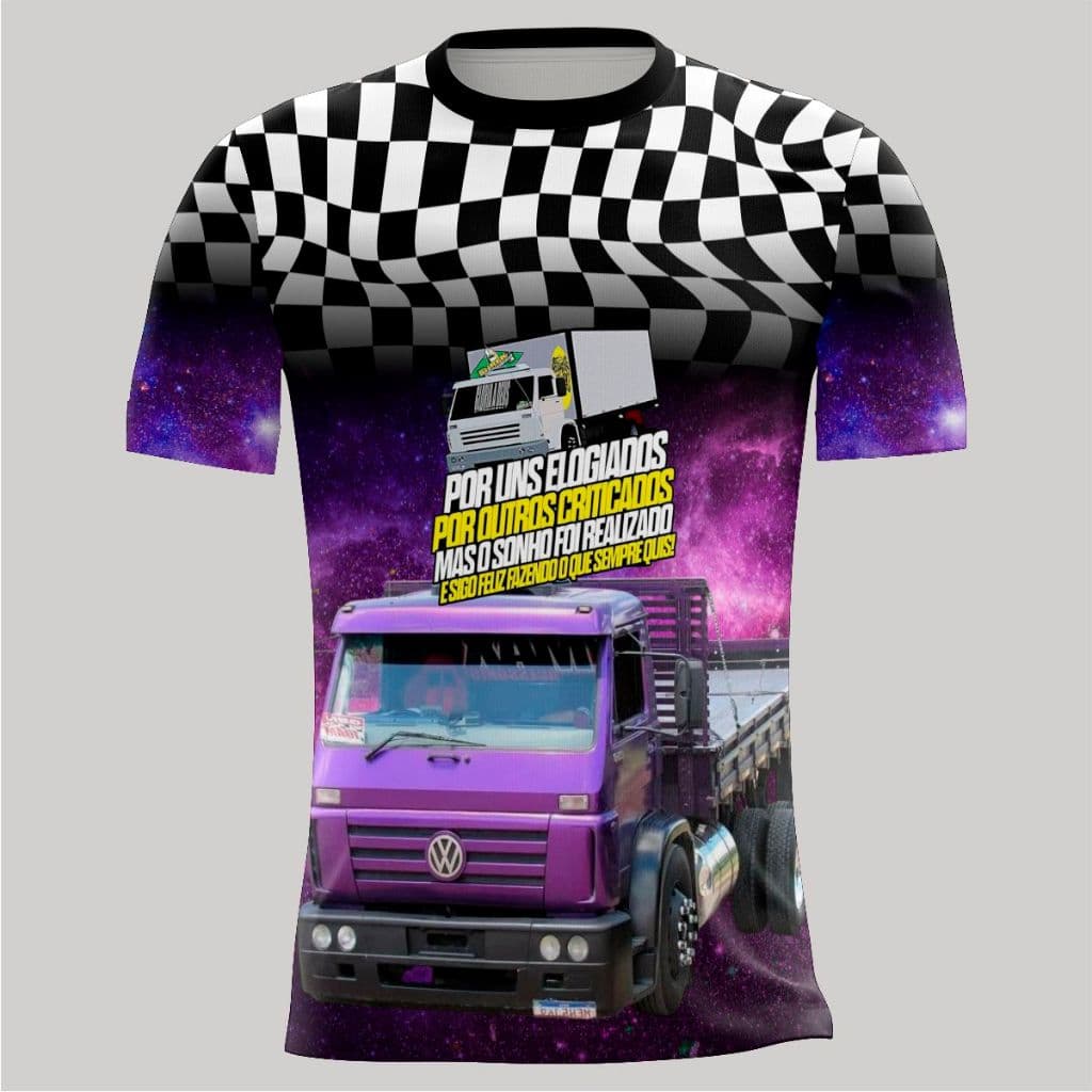 Camiseta Caminhoneiro Caminhão Rota 262 Estradeiro gmi
