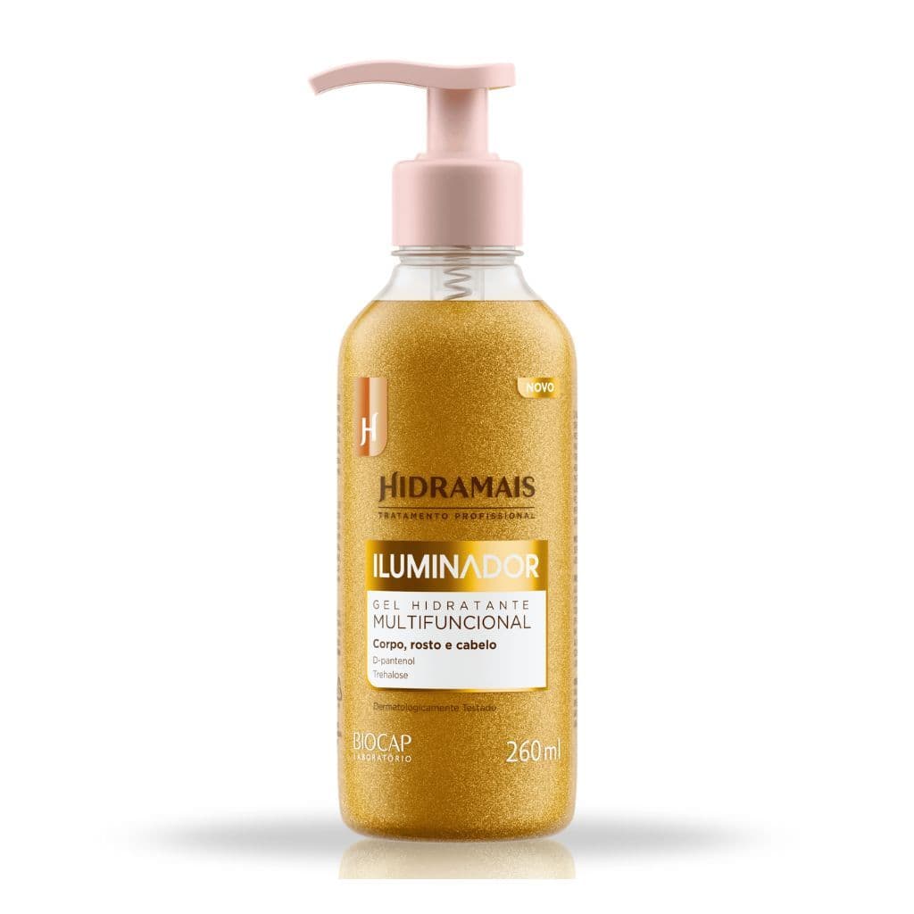 Iluminador Gel Efeito Dourado 260ml Hidramais
