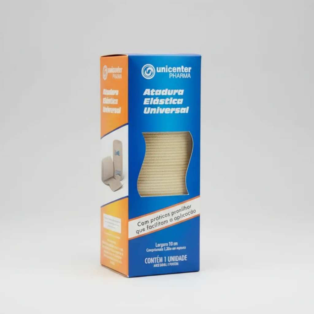 Bandagem Elástica 15cm x 1,30m Atadura Compressão Ortopédica Enfermagem redução inchaços Varizes