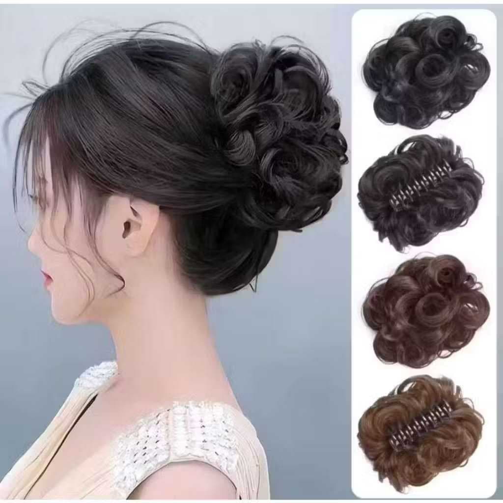Peruca de Grampo Coreana Feminina – Cabelo Realista Natural, Invisível e Confortável, Estilo Coreano, Fácil de Usar