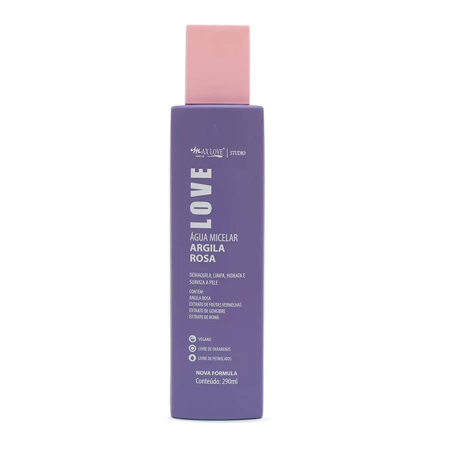 Água Micelar Demaquilante Skincare Max Love