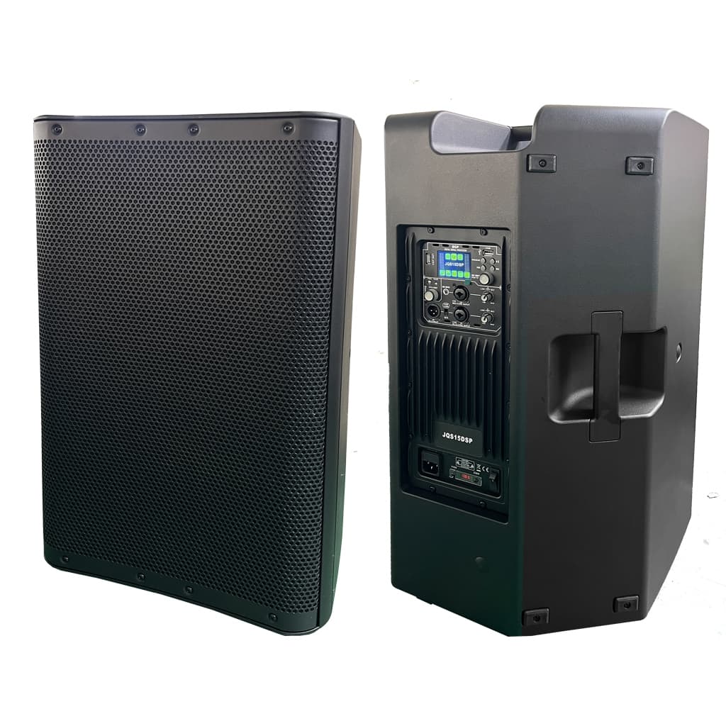 Caixa Amplificada Profissional 15" 3000W mixer efeitos DSP display 5" bluetooth