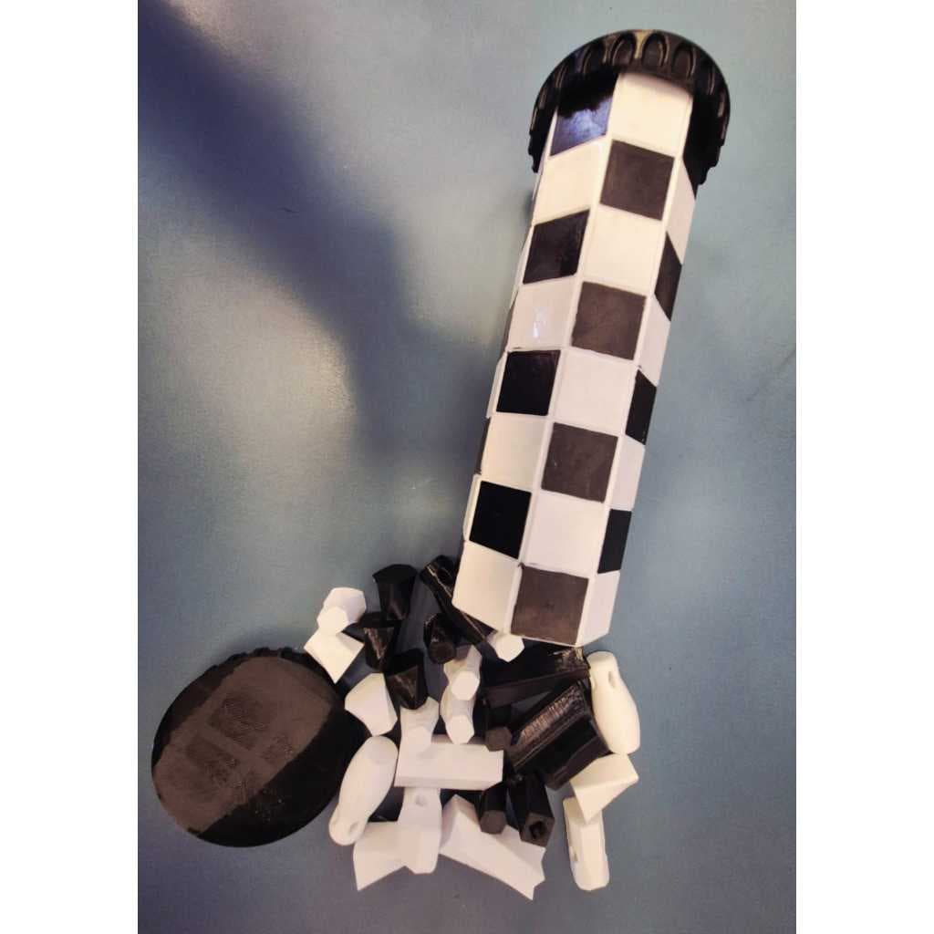 Jogo de Xadrez Minimalista Dobrável – Design Moderno & Portátil - Chess Roll