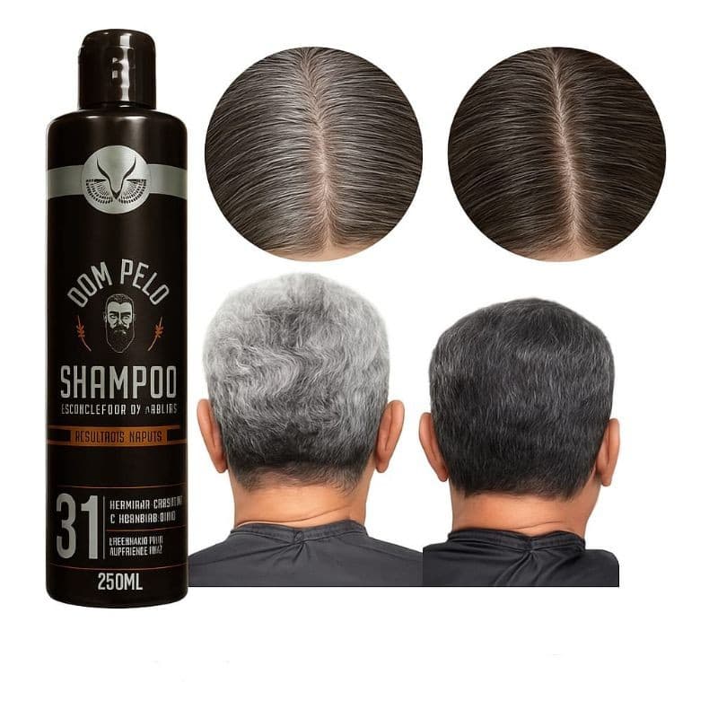 Shampoo Escurecedor de Cabelos 250ml - DOM PELO