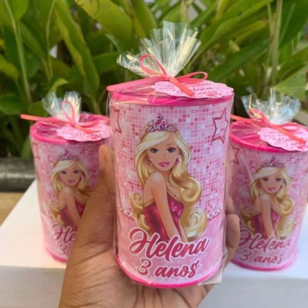 Kit 65 Rótulo Adesivo Personalizado p/ Tubetes/Bolinha de sabão/Cofrinho, Aniversário, Lembrancinhas