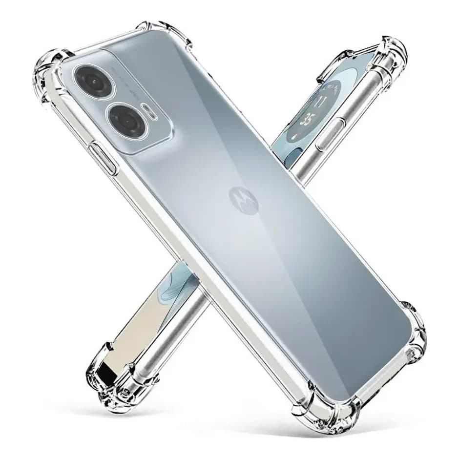 Capa Motorola Moto E14 Capinha Case Transparente Anti Impacto Bordas Reforçadas Silicone