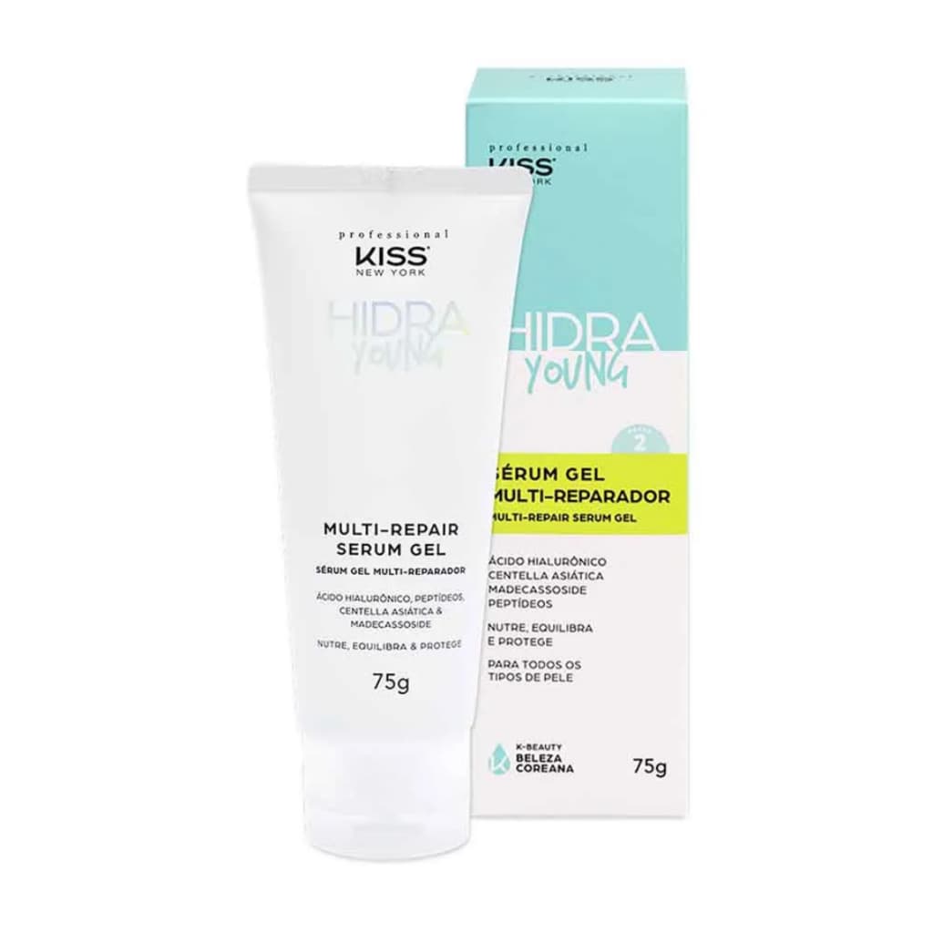Sérum Gel Multi-Reparador com Tecnologia Coreana Kiss New York Hidra Young 75g