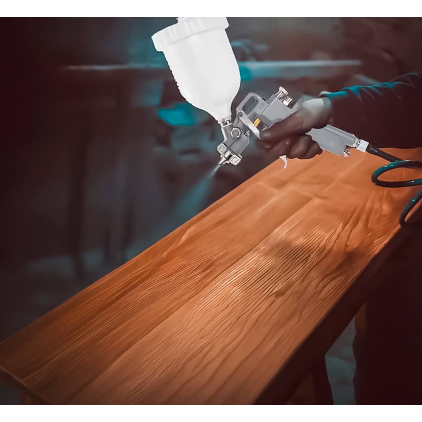 Pistola de Pintura Profissional Com Bicos Intercambiáveis Pulverizador Pneumático De Alta Precisão 500cc Pistola De Pint