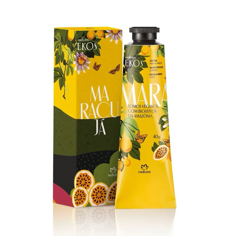 HIDRATANTE PARA MÃOS NÉCTAR MARACUJÁ 40g | TAMANHO BOLSA | PRESENTE FEMININO | VEGANO | FRAGÂNCIA DUADOURA | ENVIO EM 24