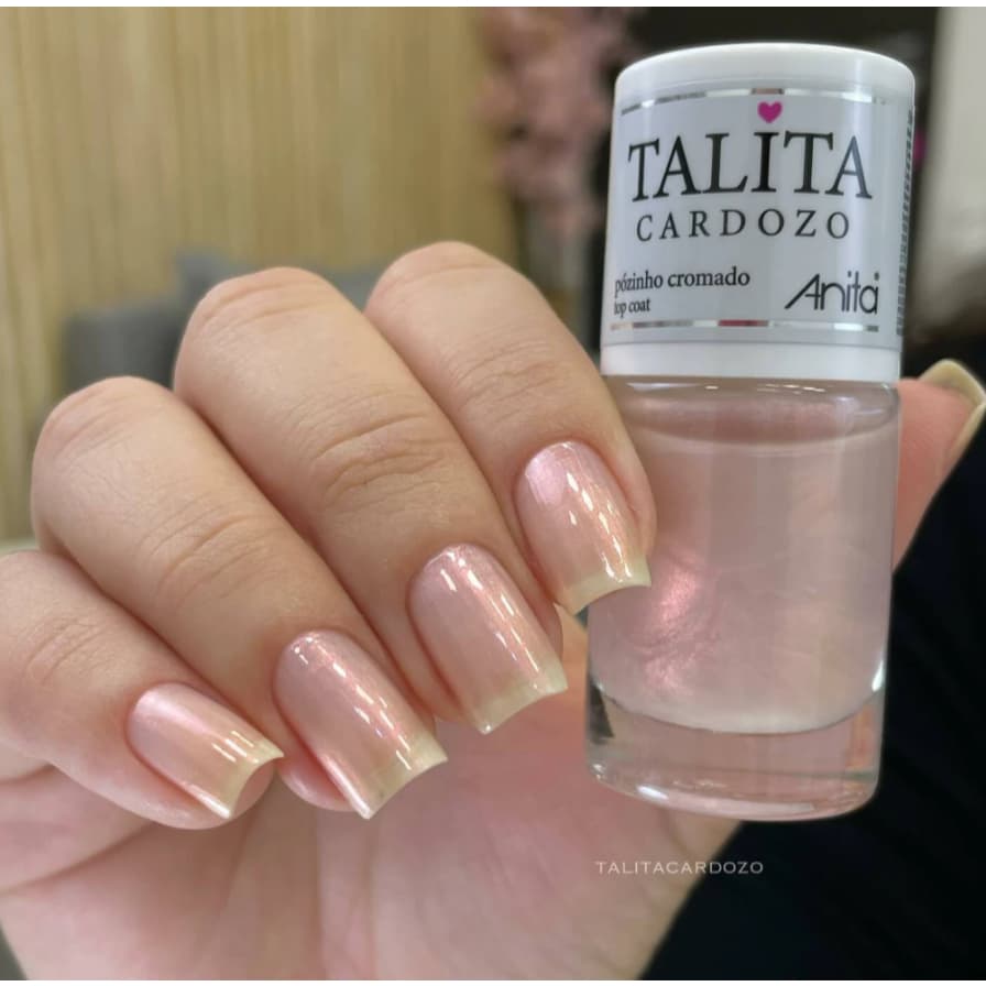 Esmalte Anita Top coat coleção Talita Cardozo POZINHO CROMADO 10ml