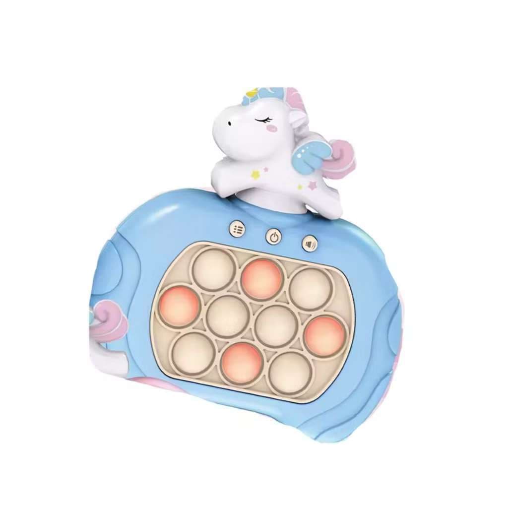 Pop It é  brinquedo eletrônico antiestresse, brinquedo de bolhas com botão de pressão, ideal para crianças.
